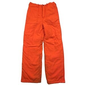 VTG Winchester Blaze Orange Insulated Hunting Pants Mens Large (32x30) *READ